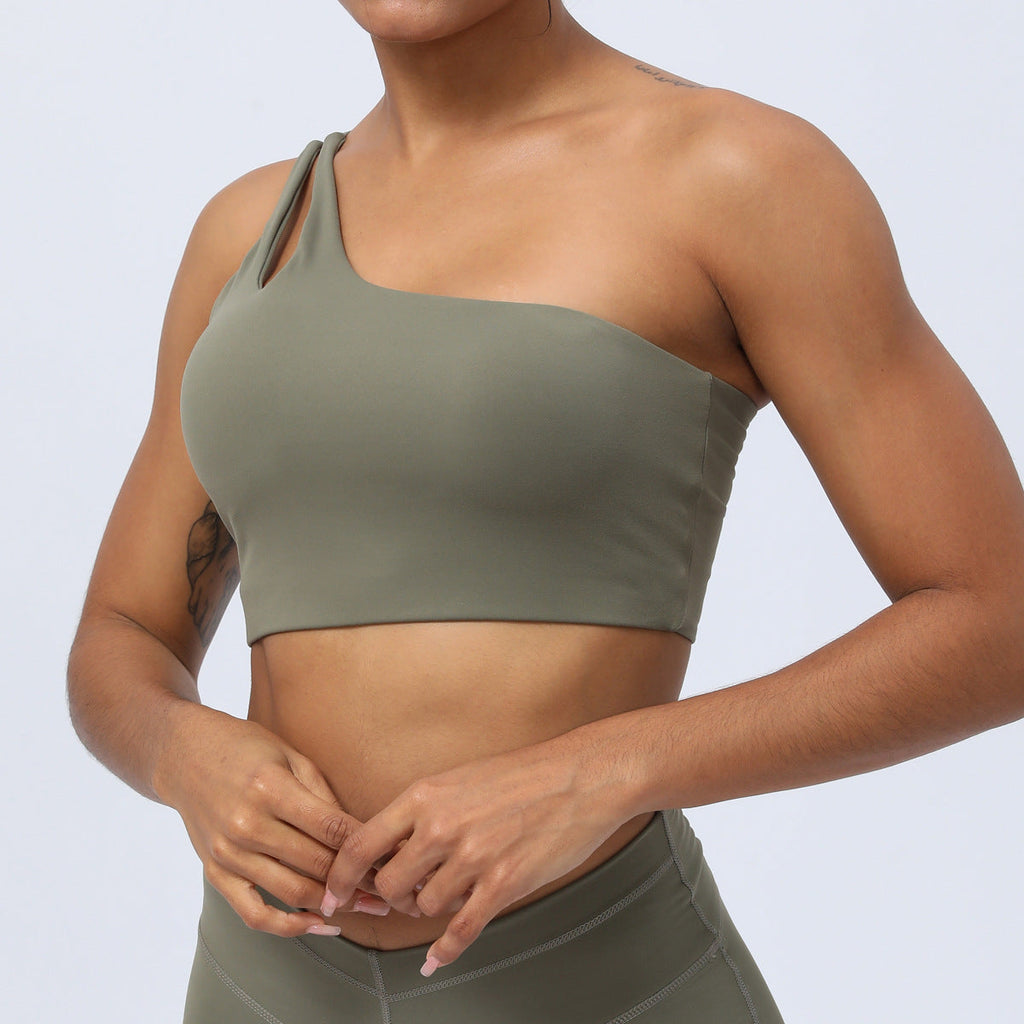 SlowLife Asymmetric Hollow Bra
