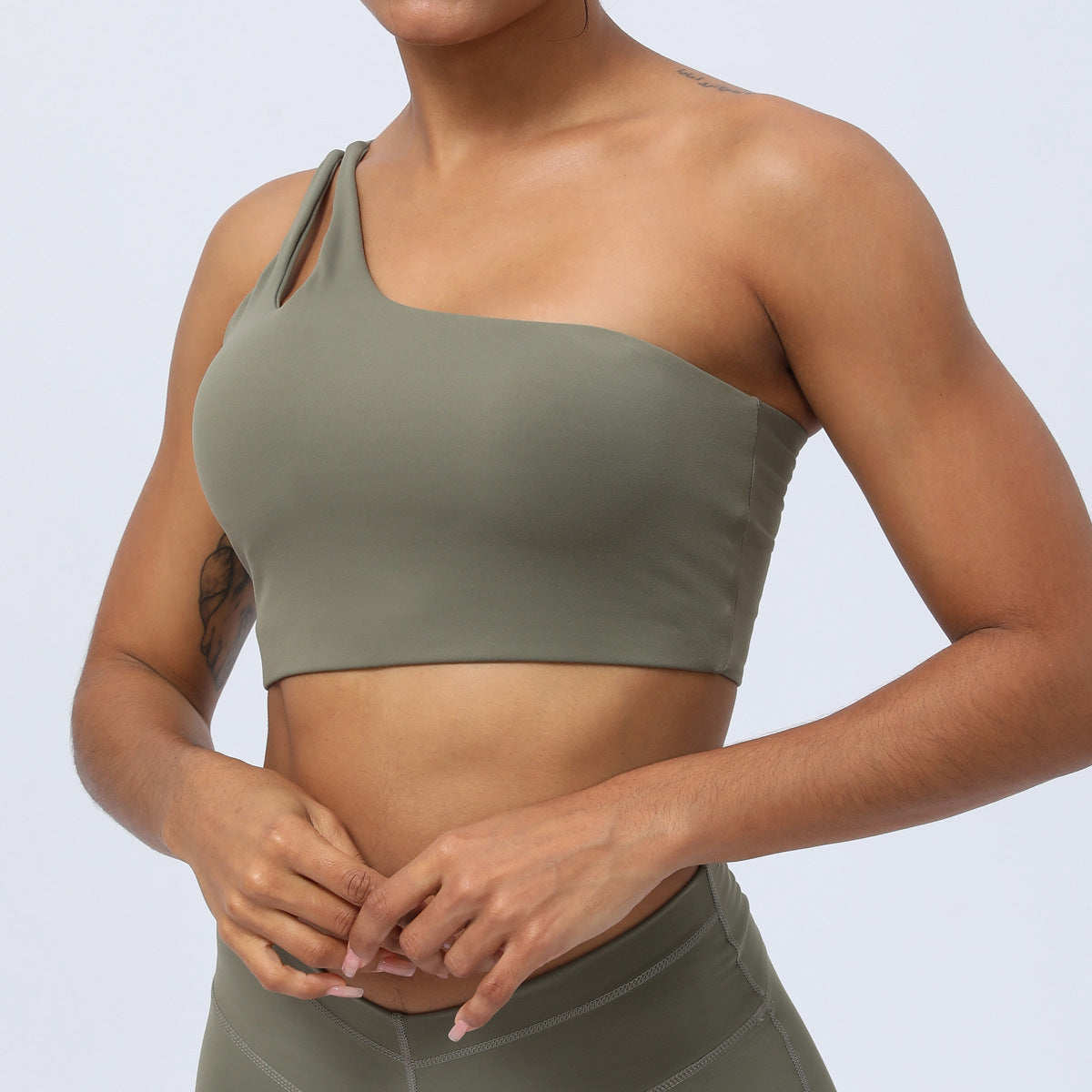 SlowLife Asymmetric Hollow Bra